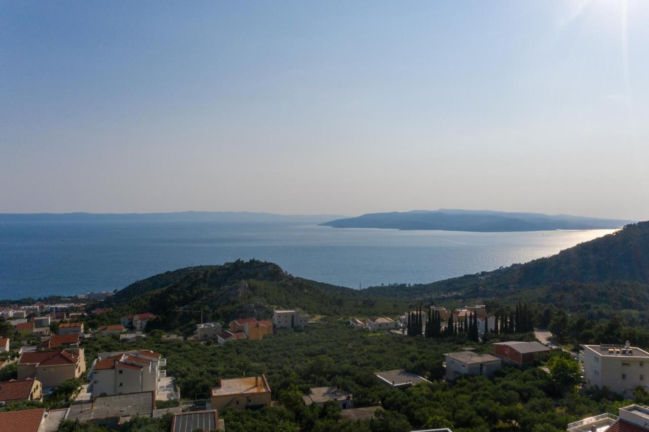 Navis Sea View Apartment With Pool Makarska Exterior foto